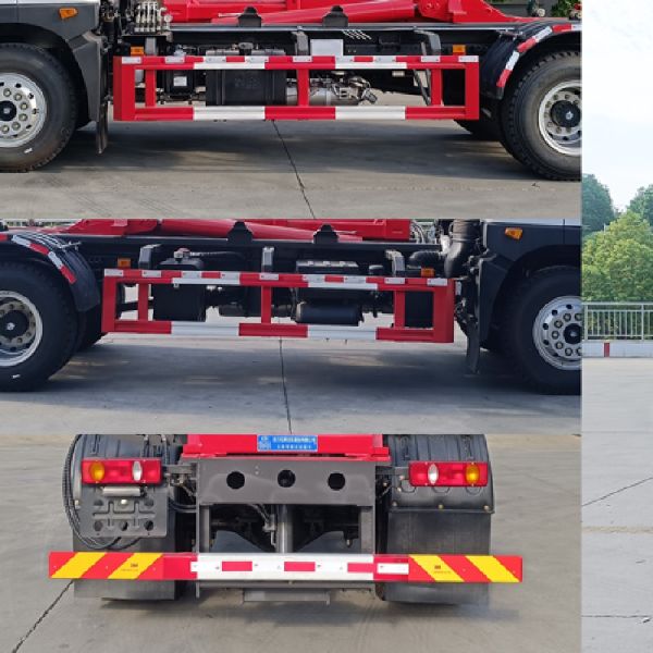 18T High-efficiency Hook Lift Garbage Truck with 11000L Tank Capacity and Fully Sealed Bin for Urban Waste Management