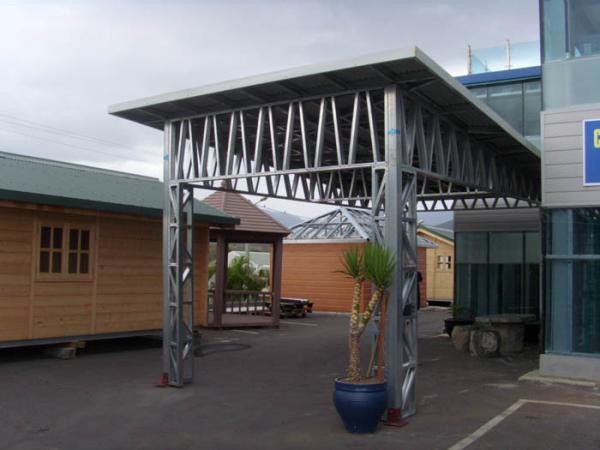 UE/EUA/NZ/Austrália Estrutura de aço leve padrão Garagem móvel de automóveis para estacionamento de automóveis