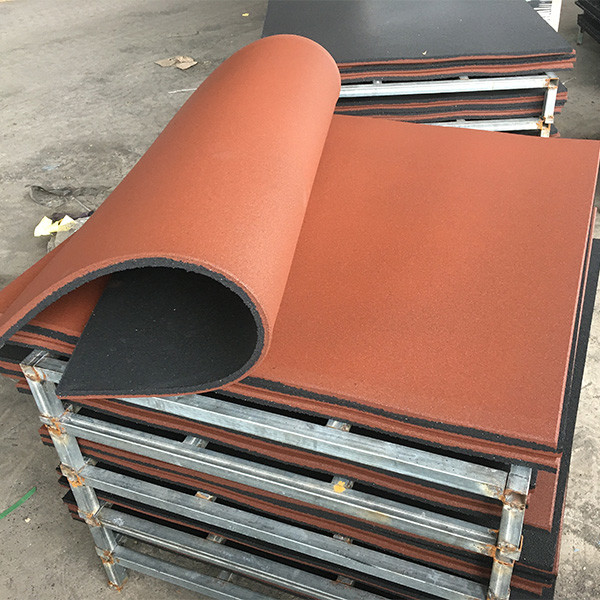 recyclable Rubber Floor Tiles 30mm 35mm 40mm For Outdoor Playgrounds