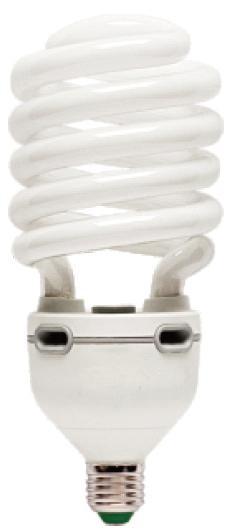 65w half spiral 14mm diametre 8000 hours 1 year warranty 60lm/w 3800 lumen ra.80 E27/B22 energy saving lamp cfl top