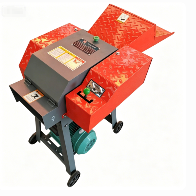High Strength Steel Durable Chaff Cutter Machine 1 T/H Fodder Cutting Machine