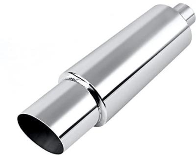3 Inlet Stainless Steel Exhaust Muffler 4 Outlet 18.5 Total Length