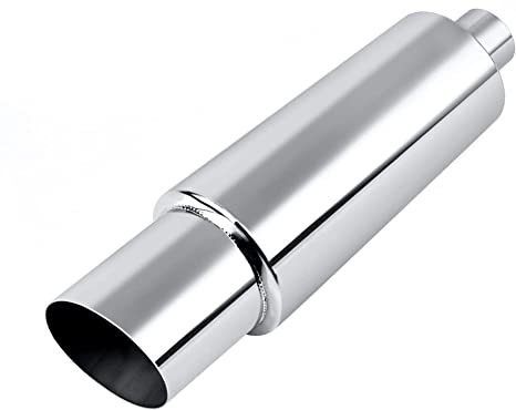 430 Stainless Steel Exhaust Muffler 15" Total Length