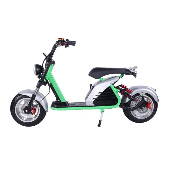 Double-battery Rechargeable Motorcycle with 18*10 inch Wheel Size Upgradeable to 12 inch