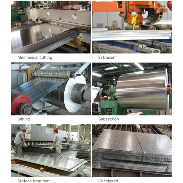 ASTM 5083 Алюминиевая спираль H14 1000 мм 3 мм Ширина Mill Finish Для промышленности