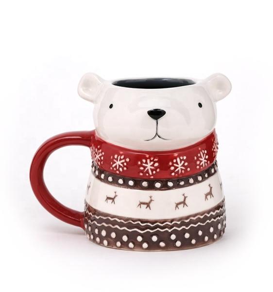 Santa Coffee Mug Santa Mug Natal Porcelana Cerâmica 3D Mug Em Santa Design