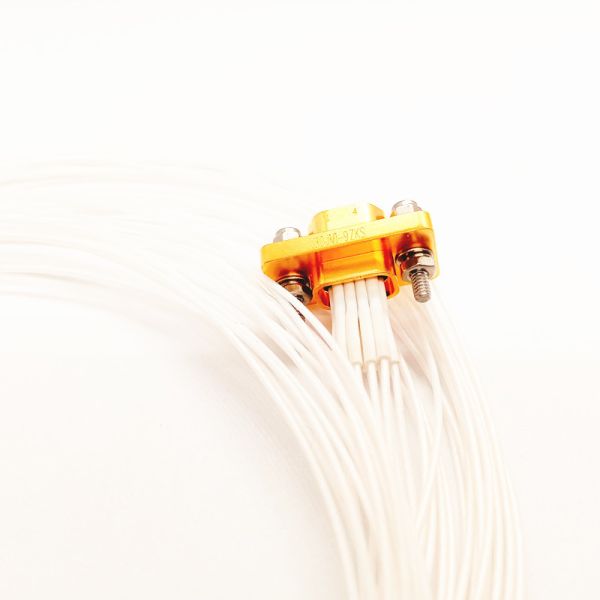 Micro Rectangular Connector J30JM1-9ZKS Glass Sealed Connector 9 Pins Jack (Female) Connector
