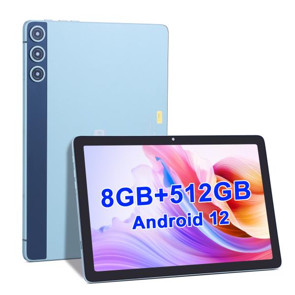 C idea 10.1 Inch Smart Tablet 10000mAh Battery 8GB+512GB with Bluetooth Keyboard and SIM Support for Education Learning