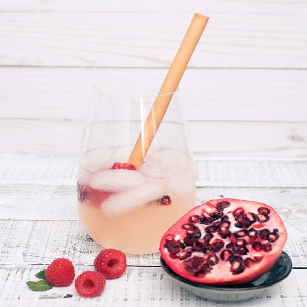 Palhinhas de bambu natural Alternativa ecológica às palhinhas de plástico para bebidas