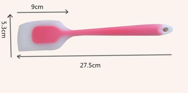 Solid Silicone Kitchenware Products , Heat Proof Silicone Rubber Spatula Set