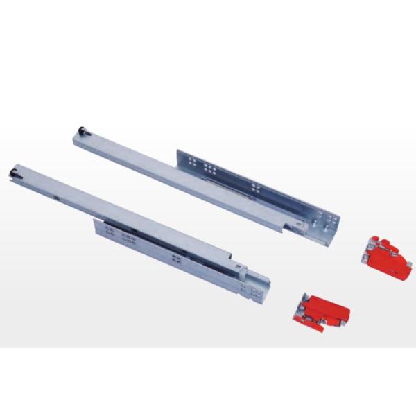 3 Fold Concealed Full Extension Drawer Slides , Furniture Drawer Slides Soft Close