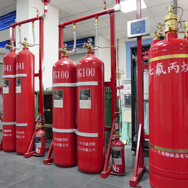 Pre-Engineered IG55 Inert Gas Fire Suppression System with 80L Cylinder Volume and 30MPa Working Pressure for Enclosed Flooding