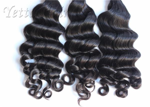 12' “- 30 'Weave malaio não processado cru do cabelo encaracolado para mulheres terminam densamente