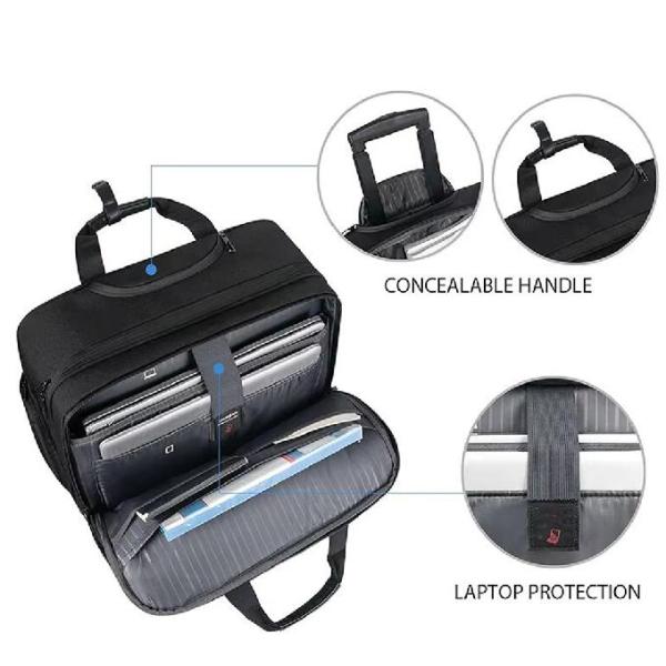 Waterproof Pilot Trolley Bag With Multi Compartment For Travel