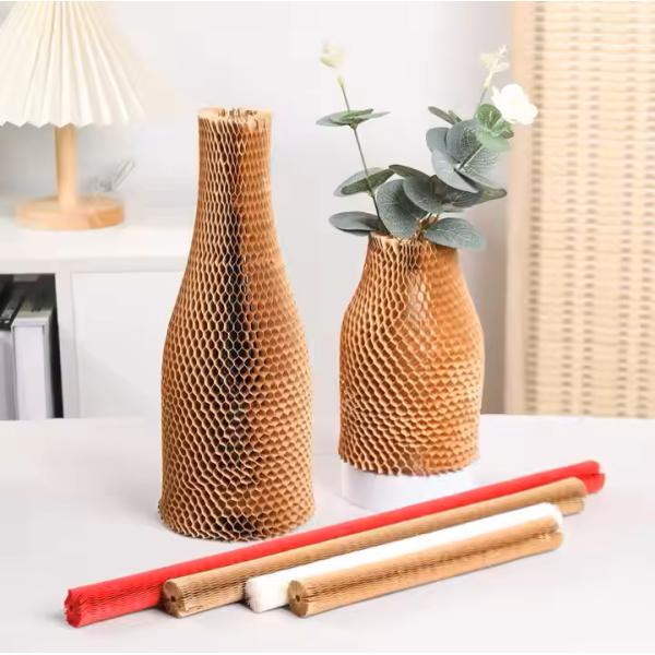 Recycled Honeycomb Paper Sleeve Cushioning Protective Wrap Packing