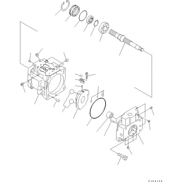 PC27 Bomba hidráulica para excavadoras 708-1S-00212 708-1S-00160 708-1S-00310