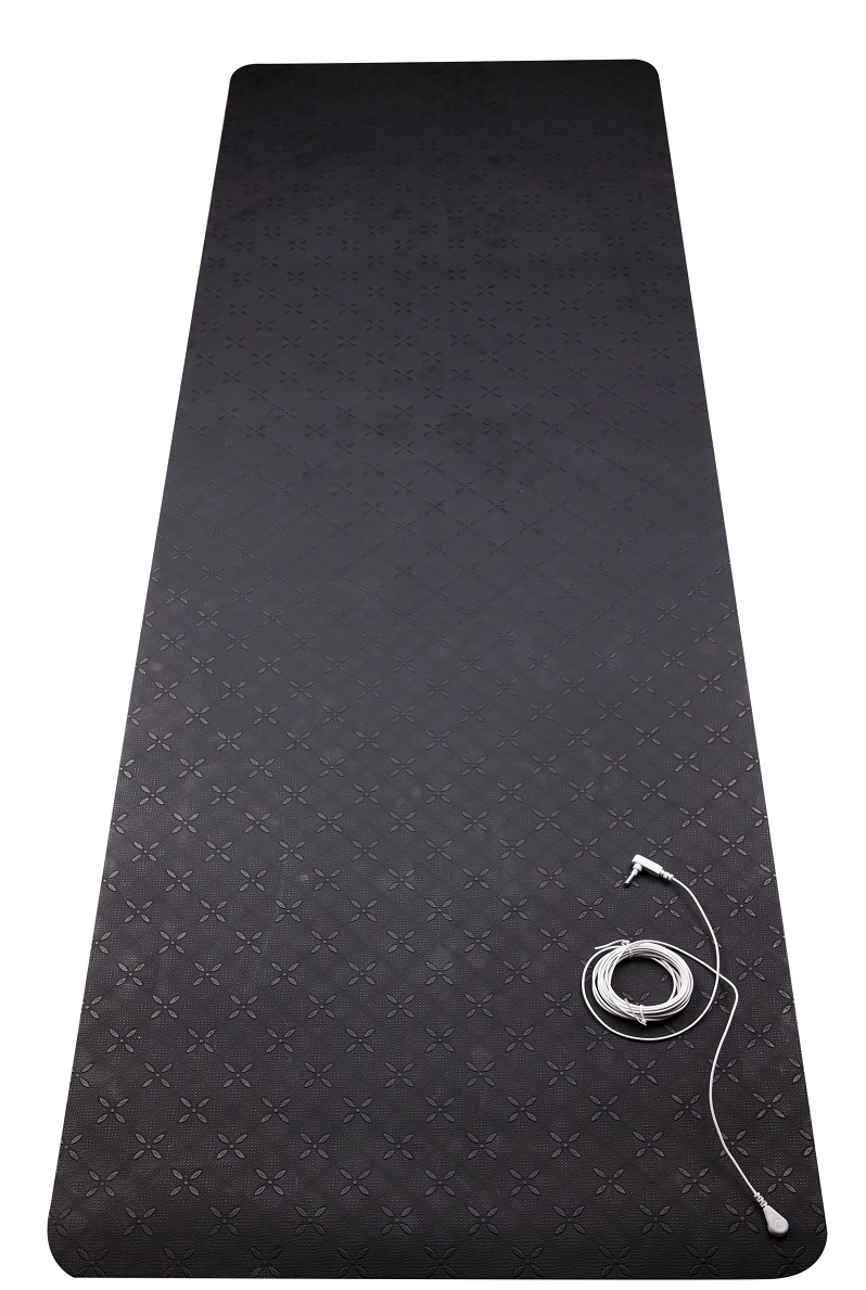 Earthing Grounding PU Leather Mattress Conductive Safety Bed Pad With Breathable Holes Anti-static Mat for Relieve Pain