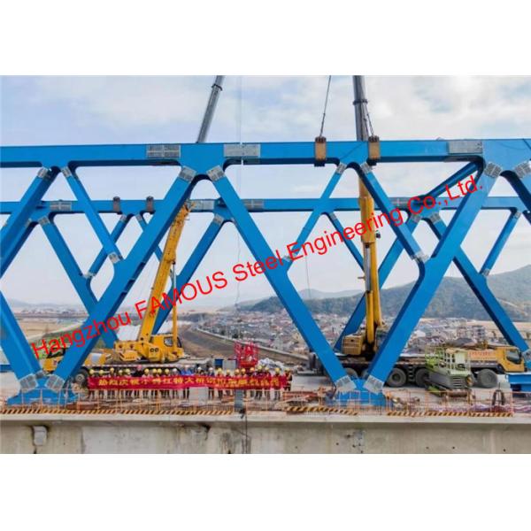 La botte en acier incurvée de ficelle a raidi le pont de chemin de fer à grande vitesse de structure continue de poutre