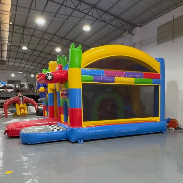 Combinaison de tireurs gonflables commerciaux colorés et lourds pour la fête