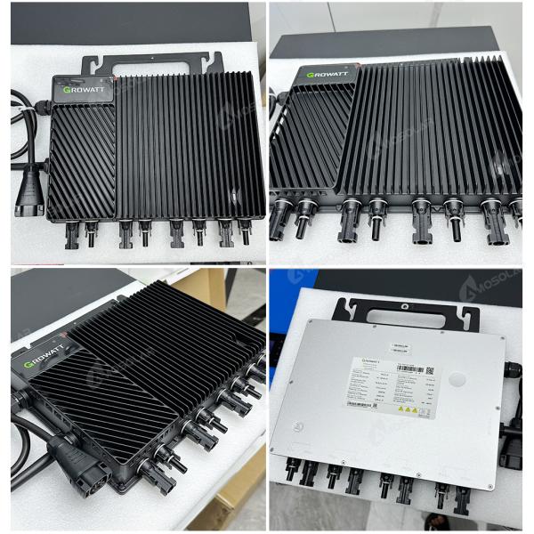 3 phase hybrid solar inverter for home Growatt 800w 2400w 3000w micro inverters solar