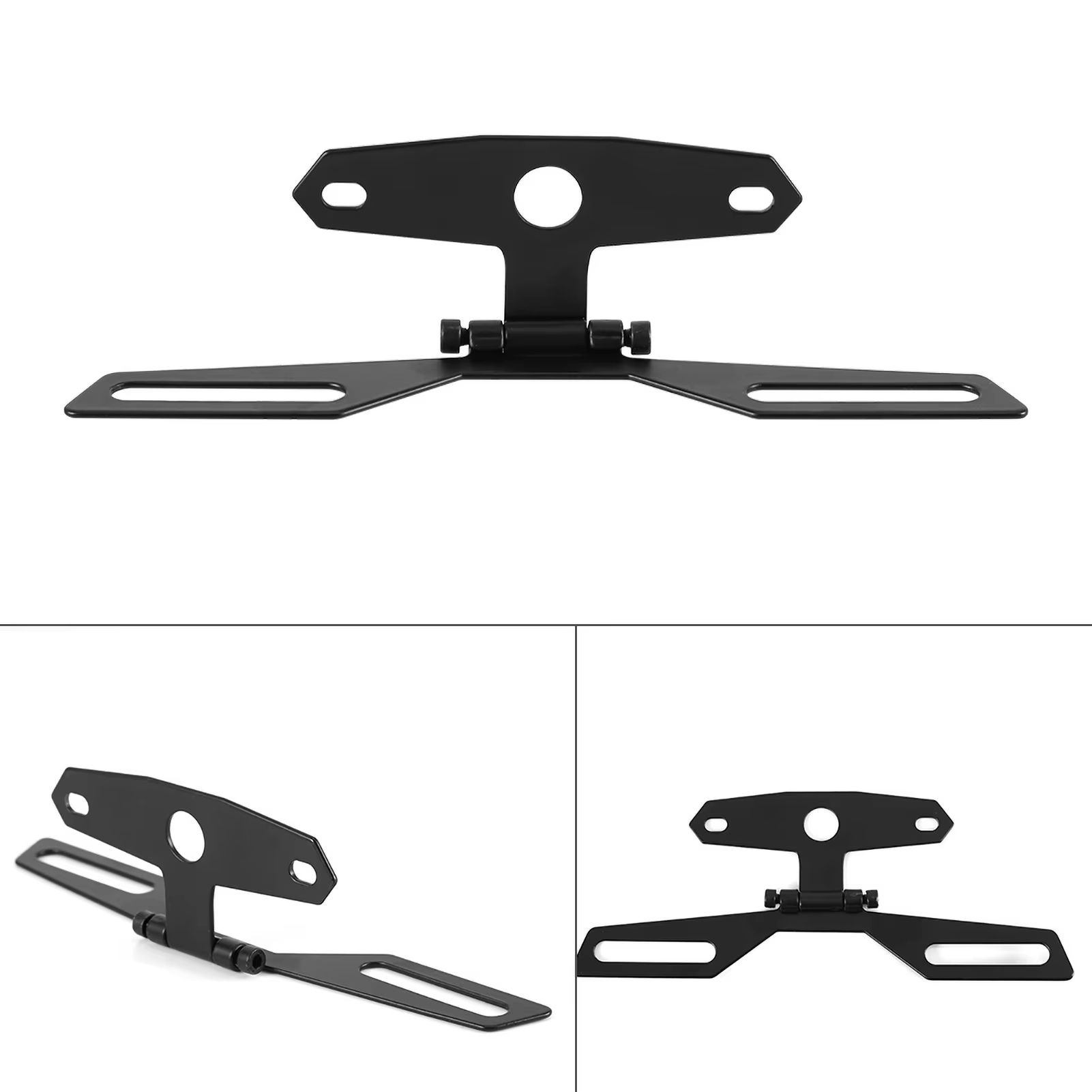 Motorcycle License Plate Frame Label Plate License Plate Bracket Light Tail Bracket for Off-road ATV Bicycle Motorcycle