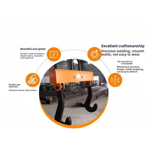 Heavy Duty Ladle Plate Hook for Molten Steel Lifting and Tipping Function