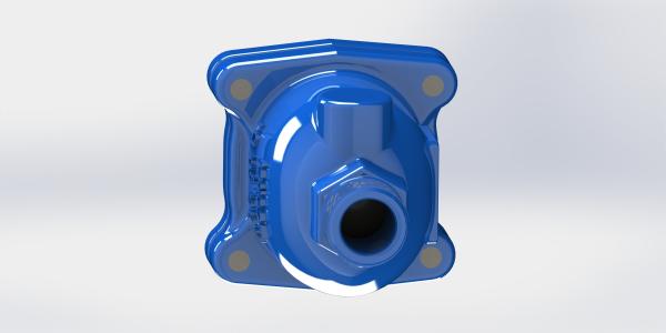 Válvula de respiradouro de aço inoxidável pequena azul do ar do flutuador, válvulas de controle do fluxo do ar do revestimento da cola Epoxy