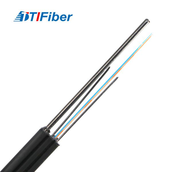 1 2 4 Core GJYXFCH G657A Aerial Self Supporting FTTH Flat Drop Cable