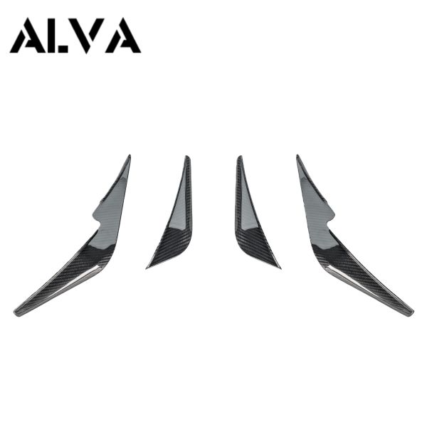 Replace and upgrade AMANS Style Dry Carbon Front Bumper Flaps Lotus Emira OEM Fit Aero Body Kit