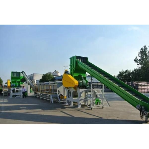Línea de producción de reciclado de trituración de plásticos Equipo de limpieza y reciclado de plásticos