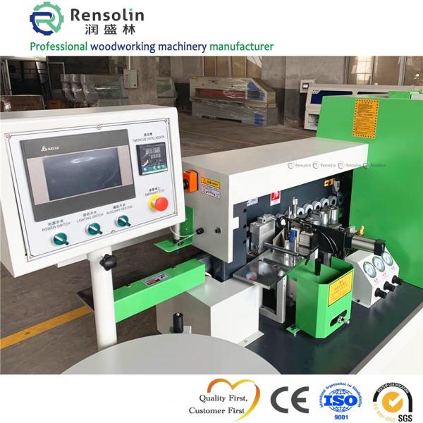 6 Functions Edge Banding Machine Gluing Trimming And Wood Buffing Compact Edgebander