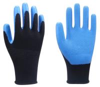 Bens resistentes do látex de Eco do calibre das luvas 10 do deslizamento sem emenda do poliéster