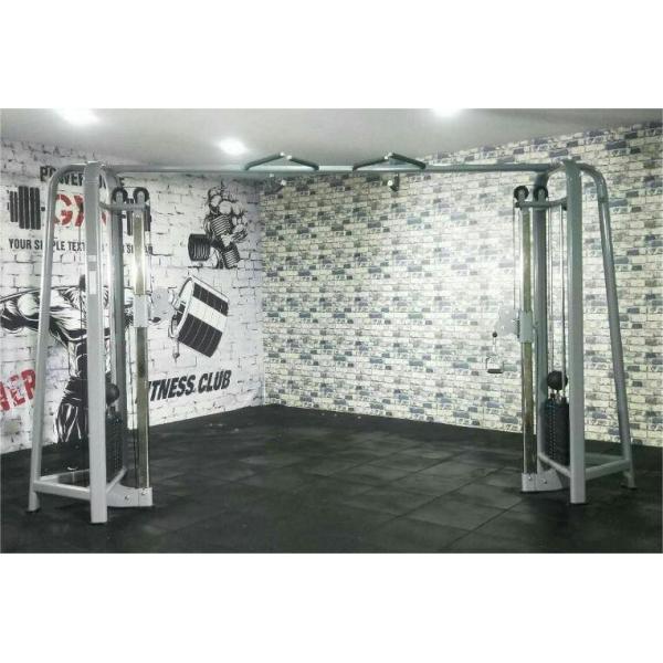 Multi-functional Training Rack Cable Crossover Fitness Machine with 80kg*2 Weight Stack