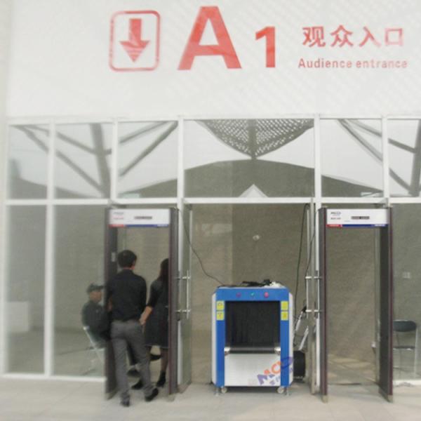 Archway Walk Through Metal Detector Door , Airport Security Machines Adjustable Sensitivity