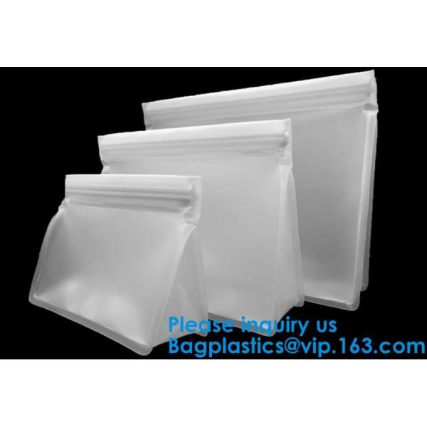 FOOD GRADE SILICONE: Strong, Thick 100% Durable Silicone Food Bags, Non-Toxic, Non-Leaching Hygienic And Reusable Food B