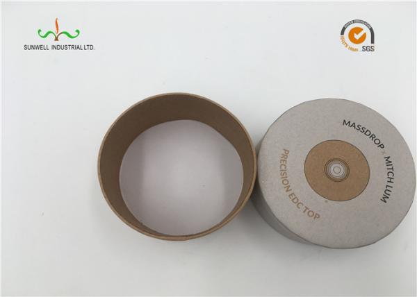 Coffe / Tea / Cosmetic / Candle Cardboard Cylinder Tubes Packaging Box SGS ISO9001