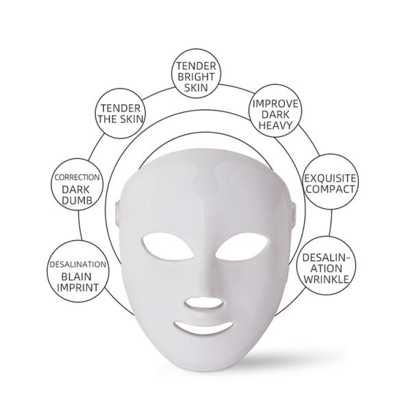 Pdt Led 7 Color Photon Therapy Skin Facial Rejuvenation Machine Red Light Photodynamic Skin Beauty Care Equipment