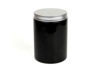 250ml ennegrecen la etiqueta engomada de papel de las botellas del ANIMAL DOMÉSTICO/la impresión de seda con el tapón de tuerca de aluminio