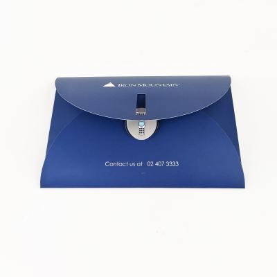 As soluções de empacotamento feitas sob encomenda do cartão do folheto de Jewerly forram envelopes de envio