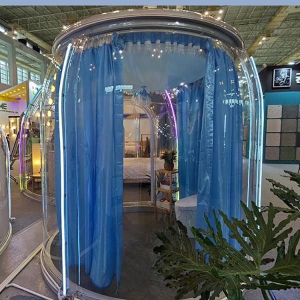 Heat Resistant Sunroom 6m Geodesic Dome UL Listed Railway Automotive Electronics