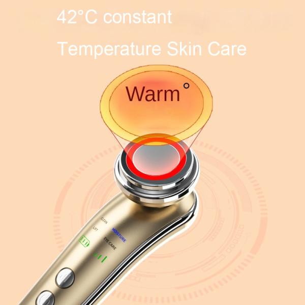 500mah Battery EMS Face Lifting Beauty Machine Anti Wrinkle LED Facial Massage Machine