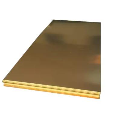 Building Decoration Industry High Strength Copper Plated Sheet Metal C26000 C26800 C27000