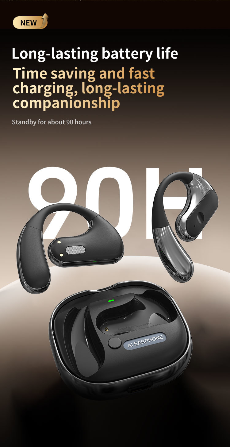 Video Call Language Translation Earphone 147 Languages Two Way Translation Device