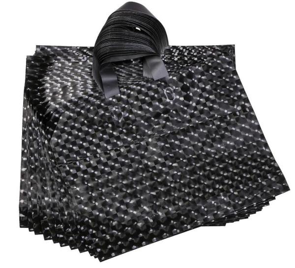 Shopping Totes Merchandise Bags, Retail Clothing Grocery Boutique Shopping Bags With Handles, Christmas Gift Bag