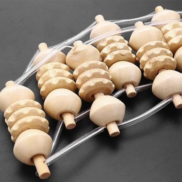 Other Safety Standard Wood Back Massage Roller Rope for Pain Relief and Relaxation