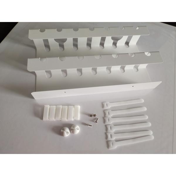 Домашний офис Столовой кабельный держатель 43 x 10 x 10 см с силовым покрытием из углеродистой стали