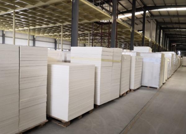 Refractory Material Ceramic Fiber Board Vibration Resistant For Furnace Installation