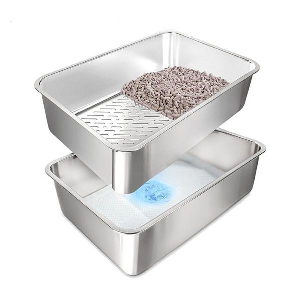 Large Capacity Odor Absorption Quiet Operation Smart Litter Box