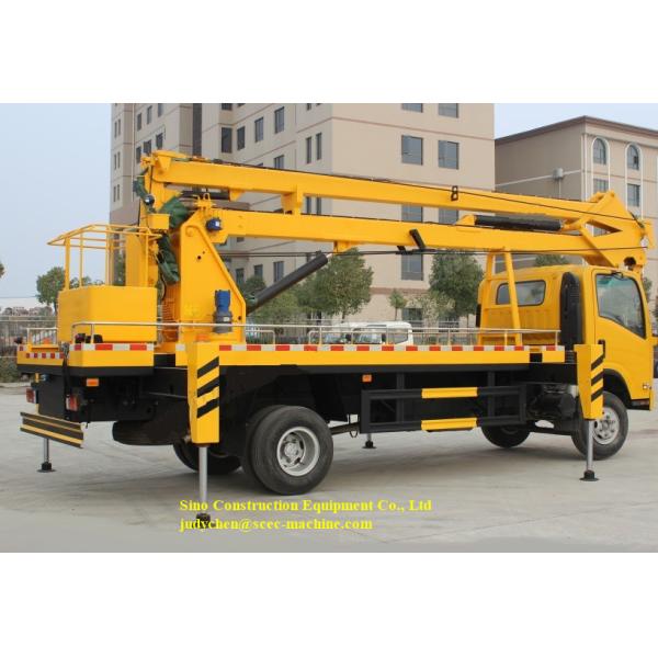 Light Chassis Truck Mounted Aerial Work Platform 18m 360 Degree Rotating
