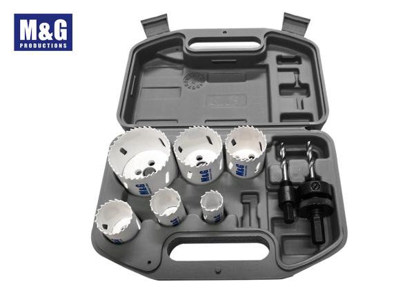 Hex Shank / Arbor Diamond Tip Drill Bit Industrial Bi - Metal Holesaw Set